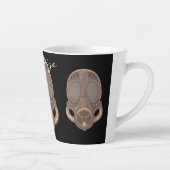 Steampunk Gas Mask Thunder_Cove Latte Mok (Rechts)