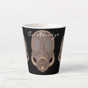 Steampunk Gas Mask Thunder_Cove Latte Mok