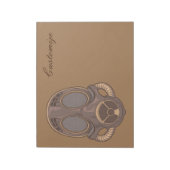 Steampunk Gas Mask Thunder_Cove Notitieblok (Linkerzijde)