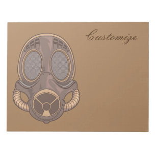 Steampunk Gas Mask Thunder_Cove Notitieblok