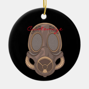 Steampunk Gasmaskers Thunder_Cove Keramisch Ornament