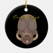 Steampunk Gasmaskers Thunder_Cove Keramisch Ornament (Achterkant)