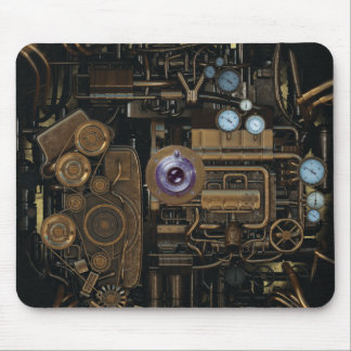 Steampunk Gauge Gear Camera Muismat