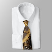 Steampunk Gear en Lever Engine Stropdas (Gebonden)