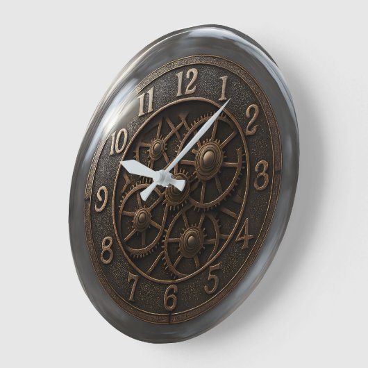  Steampunk Gear Wall Clock Grote Klok (Hoek)