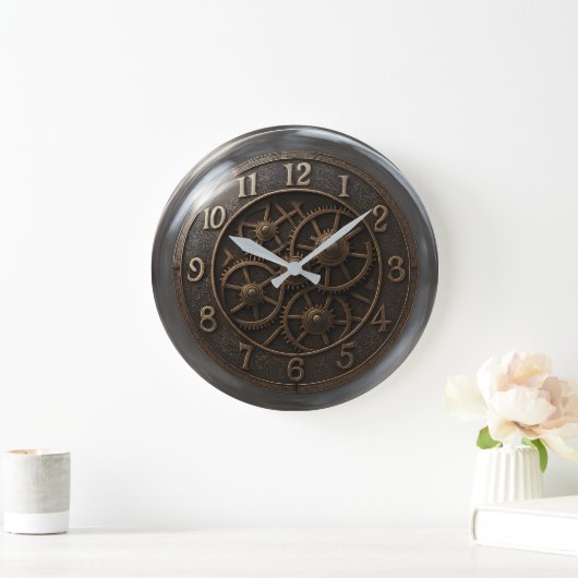  Steampunk Gear Wall Clock Grote Klok (Huis)