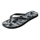 Steampunk Geared Aangepaste Teenslippers (Schuin)