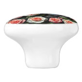 Steampunk Gears and Rainbow Keramische Knop (Zijkant)