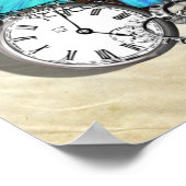 Steampunk Gears Butterfly Poster (Hoek)