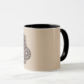 STEAMPUNK GEARS COFFEE MOK (Voorkant rechts)