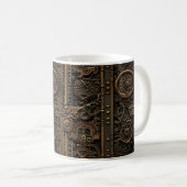 Steampunk Gears Coffee Mok (Voorkant rechts)