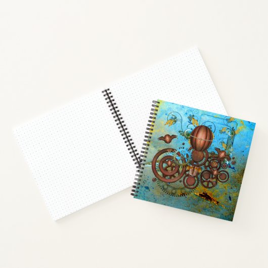 Steampunk Gears Collage Sketch Notitieboek (Binnen)