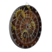 Steampunk Gears Dartbord (Voorkant Links)