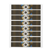 Steampunk Gears en Blue Butterflies (Vel)