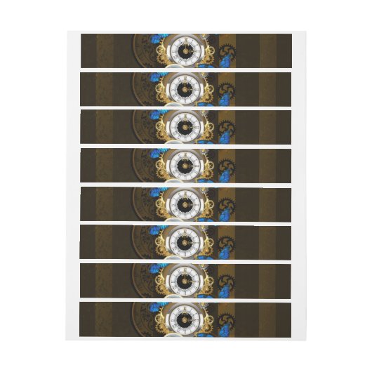 Steampunk Gears en Blue Butterflies (Vel)