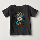 Steampunk Gears en Blue Butterflies (Voorkant)