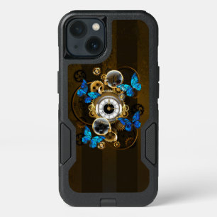Steampunk Gears en Blue Butterflies