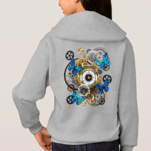 Steampunk Gears en Blue Butterflies