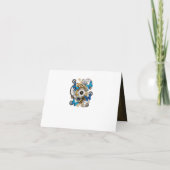 Steampunk Gears en Blue Butterflies (Achterkant)