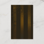 Steampunk Gears en Blue Butterflies Aanbevelingskaartje (Achterkant)