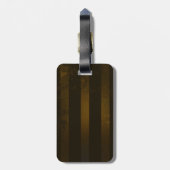 Steampunk Gears en Blue Butterflies Bagagelabel (Achterkant verticaal)