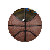 Steampunk Gears en Blue Butterflies Basketbal (Rechts)