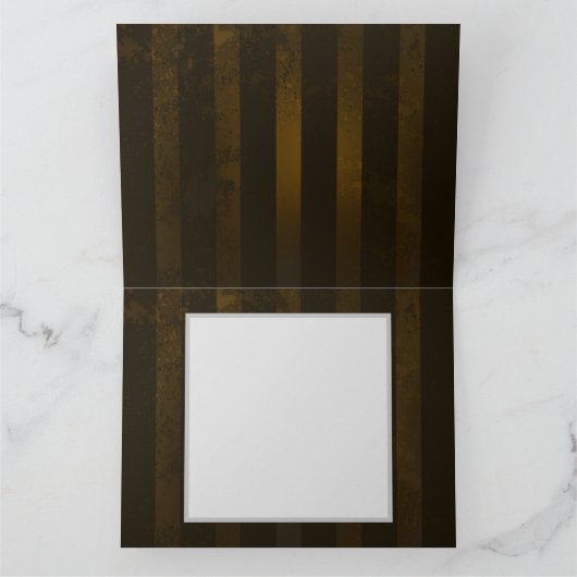 Steampunk Gears en Blue Butterflies Bedankkaart (Binnen)