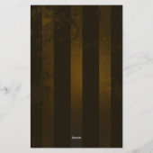 Steampunk Gears en Blue Butterflies Briefpapier (Achterkant)