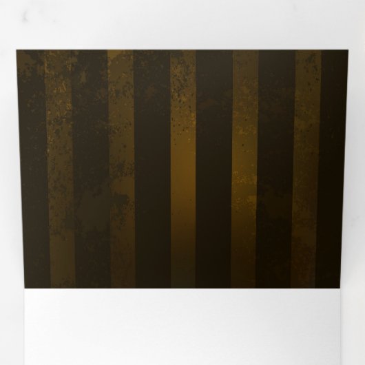 Steampunk Gears en Blue Butterflies Drieluik Aankondiging (Binnenzijde eerst)