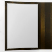 Steampunk Gears en Blue Butterflies Drieluik Uitnodiging (Binnenzijde eerst)