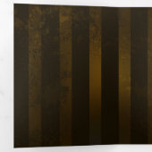 Steampunk Gears en Blue Butterflies Drieluik Wenskaart (Binnenzijde eerst)