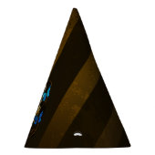 Steampunk Gears en Blue Butterflies Feesthoedjes (Rechts)