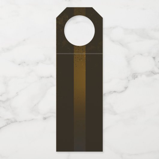 Steampunk Gears en Blue Butterflies Flessenhanger (Achterkant)