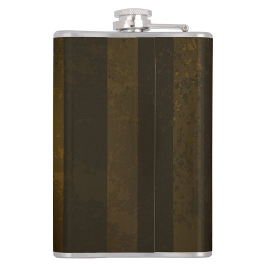 Steampunk Gears en Blue Butterflies Heupfles (Achterkant)