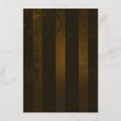 Steampunk Gears en Blue Butterflies Informatiekaartje (Achterkant)