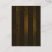 Steampunk Gears en Blue Butterflies Informatiekaartje (Achterkant)