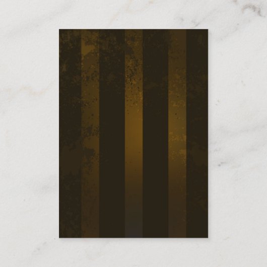 Steampunk Gears en Blue Butterflies Informatiekaartje (Achterkant)