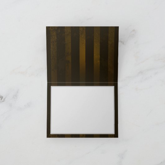 Steampunk Gears en Blue Butterflies Kaart (Binnen)