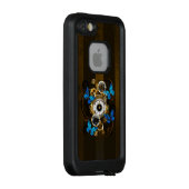 Steampunk Gears en Blue Butterflies LifeProof iPhone Hoesje (Achterkant / rechts)