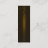 Steampunk Gears en Blue Butterflies Mini Visitekaartje (Achterkant)