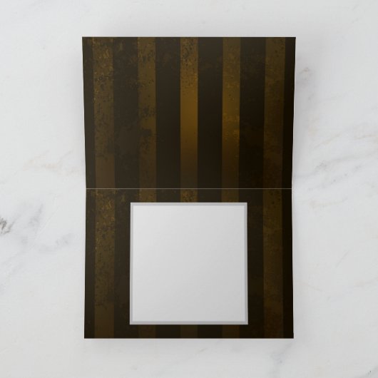 Steampunk Gears en Blue Butterflies Notitiekaartje (Binnen)