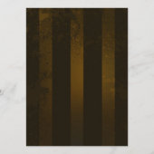 Steampunk Gears en Blue Butterflies Programmakaart (Achterkant)