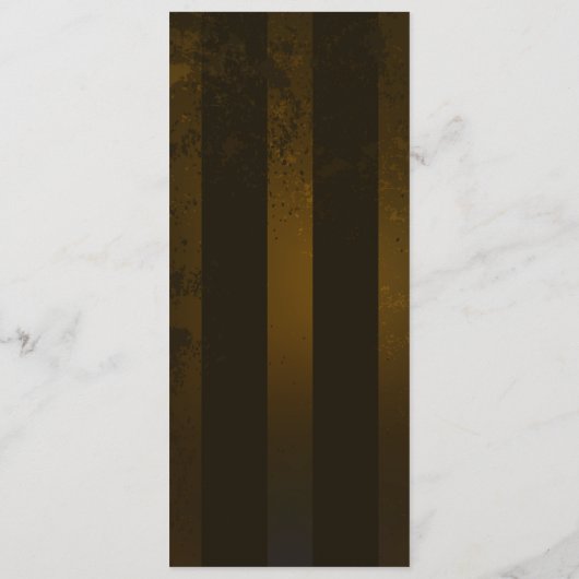 Steampunk Gears en Blue Butterflies Programmakaart (Achterkant)