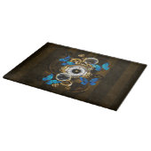 Steampunk Gears en Blue Butterflies Snijplank (Hoek)