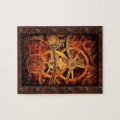 SteamPunk Gears en Rivets Legpuzzel (Horizontaal)
