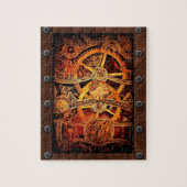 SteamPunk Gears en Rivets Legpuzzel (Verticaal)