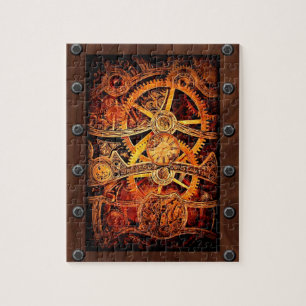 SteamPunk Gears en Rivets Legpuzzel