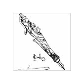 Steampunk Gears Fontein Pen Rubber Stamp Rubberstempel (Afrduk)