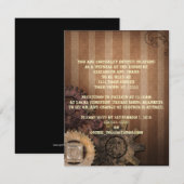 Steampunk Gears Gothic Kaart (Voorkant / Achterkant)