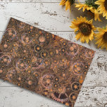 Steampunk Gears Industrial Vintage Rusted Tissuepapier<br><div class="desc">Dit ontwerp werd gecreeerd door digitale kunst. Het kan worden gepersonaliseerd door de aanpassingsknoop te klikken en de kleur te veranderen, een naam, initialen of uw favoriete woorden toe te voegen. Neem contact met me op colorflowcreations@gmail.com als je dit ontwerp op een ander product wilt gebruiken. Koop mijn oorspronkelijke abstracte...</div>